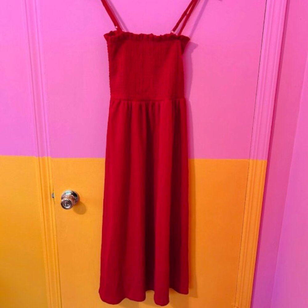 H&M Smocked-bodice Dress - M